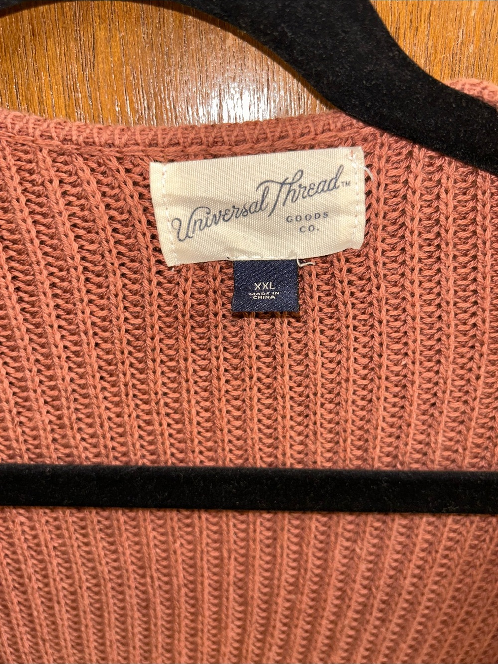 Universal Thread Rust Orange Cardigan - Picture 2 of 6
